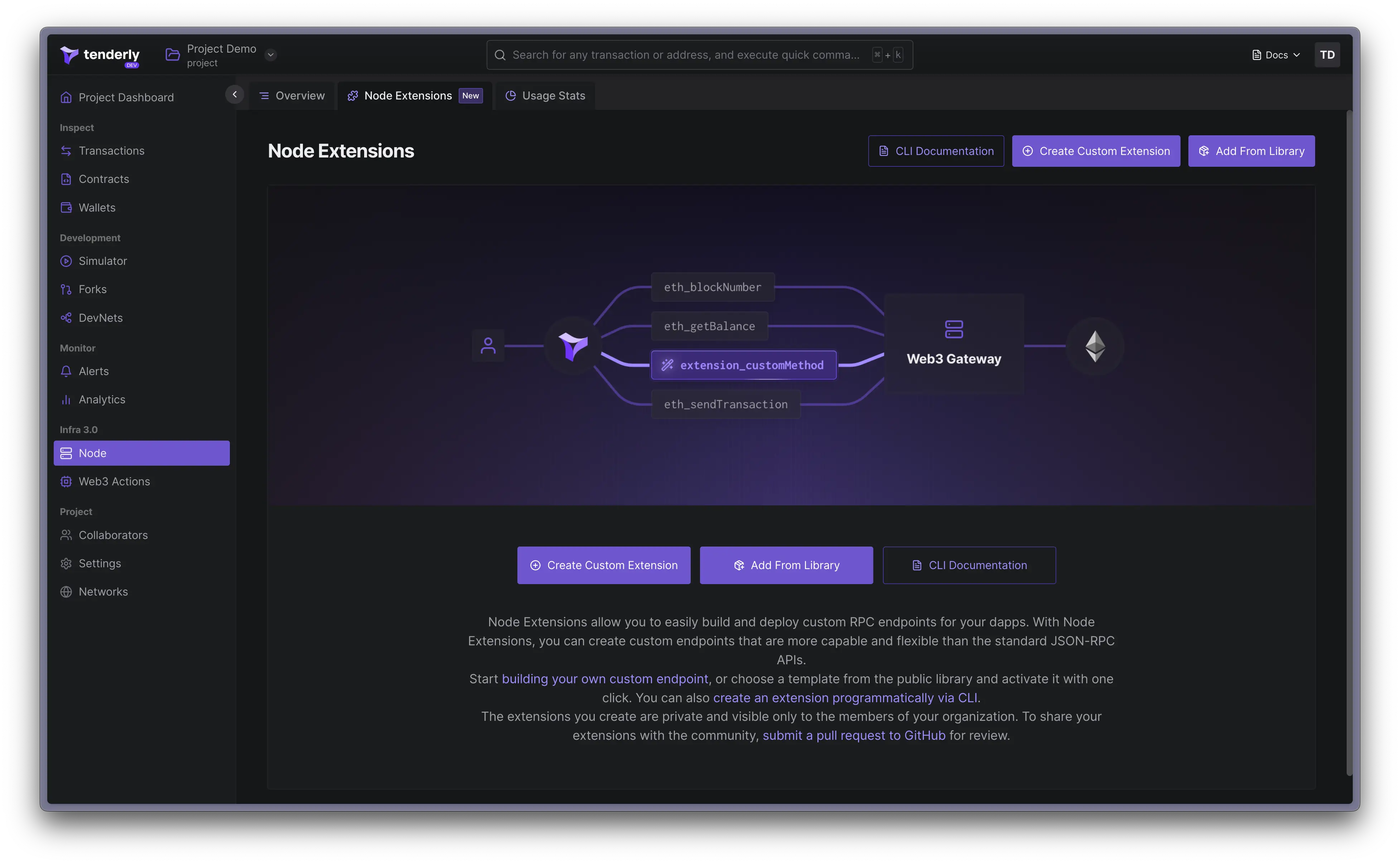 Node networks