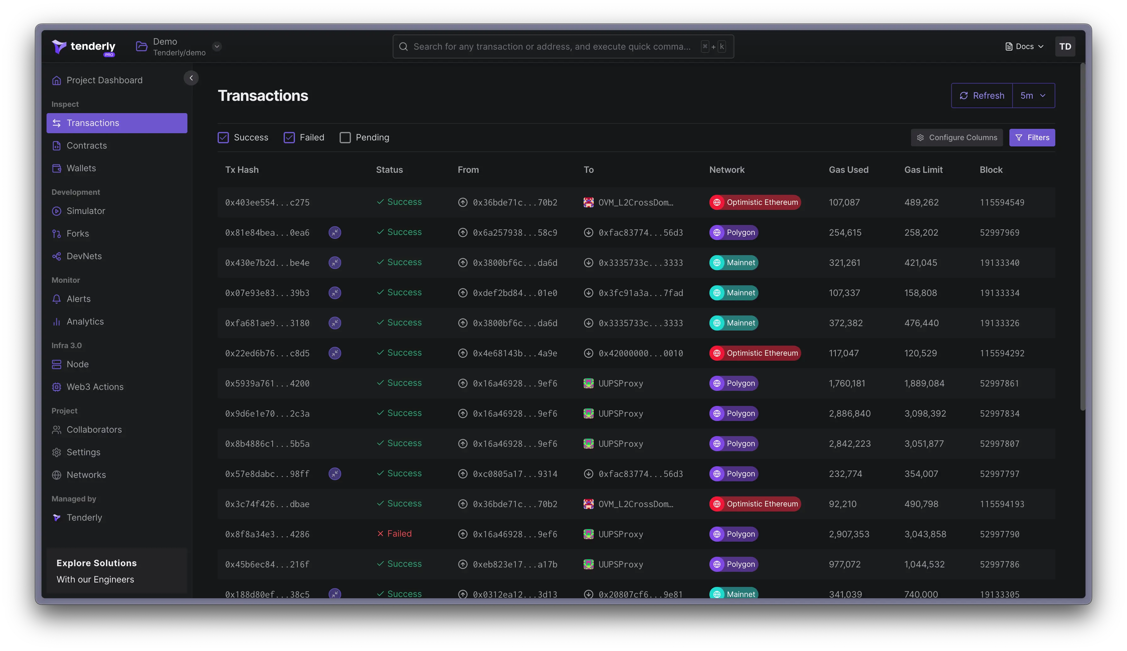 Transaction Filtering Overview